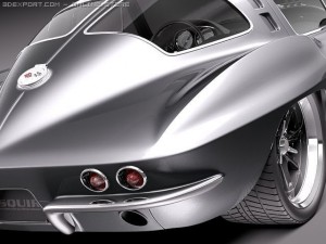 Chevrolet Corvette C2 pro touring Modèle 3D