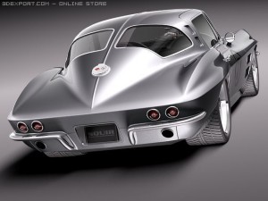 Chevrolet Corvette C2 pro touring Modèle 3D