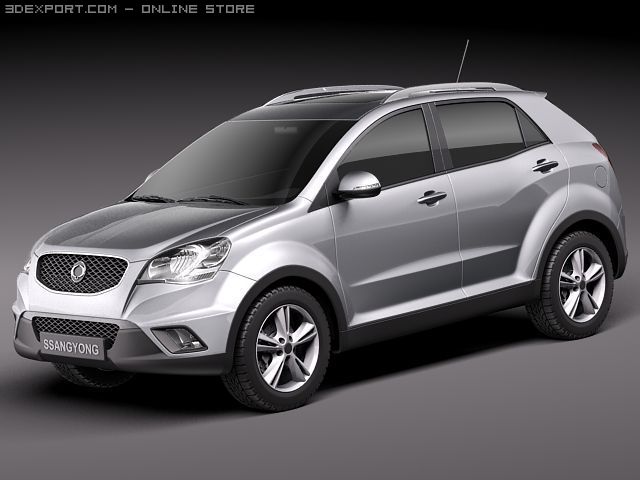 Ssangyong Korando 2011 3D 模型 .c4d .max .obj .3ds .fbx .stl .blend 