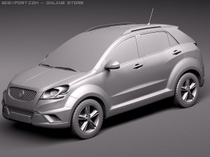 Ssangyong Korando 2011 3D 模型