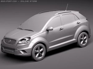 Ssangyong Korando 2011 3D Model