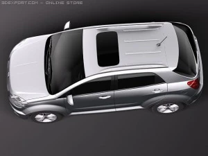 Ssangyong Korando 2011 3D Model