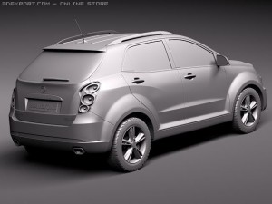 Ssangyong Korando 2011 3D 模型