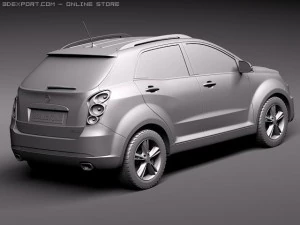 Ssangyong Korando 2011 3D Model