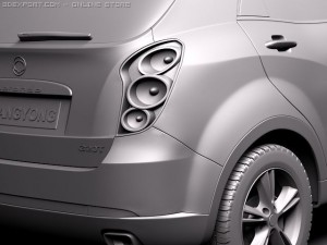 Ssangyong Korando 2011 3D 模型