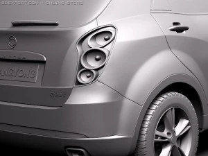 Ssangyong Korando 2011 3D Model