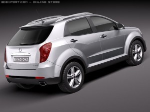 Ssangyong Korando 2011 3D 模型