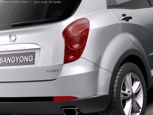 Ssangyong Korando 2011 3D 模型