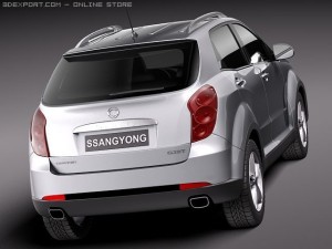 Ssangyong Korando 2011 3D 模型