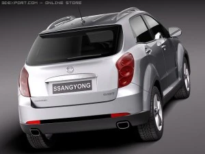 Ssangyong Korando 2011 3D Model