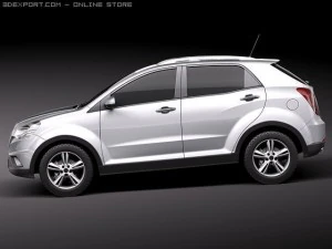 Ssangyong Korando 2011 3D Model