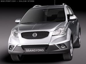 Ssangyong Korando 2011 3D 模型
