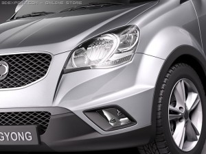 Ssangyong Korando 2011 3D 模型