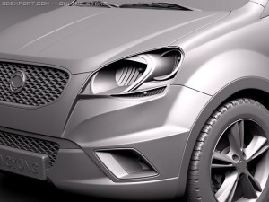 Ssangyong Korando 2011 3D 模型