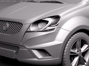 Ssangyong Korando 2011 3D Model