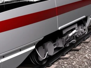 Il treno ghiacciato 2011 Modello 3D