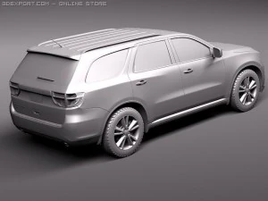 Dodge Durango 2011 3D Model