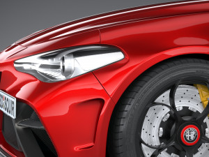 Alfa Romeo Giulia GTAm 2021 3D 模型