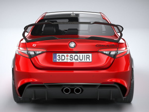 Alfa Romeo Giulia GTAm 2021 3D 模型