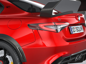 Alfa Romeo Giulia GTAm 2021 3D 模型