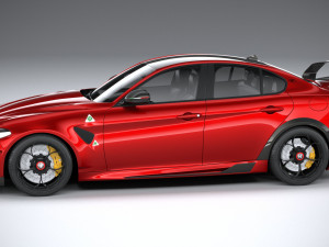 Alfa Romeo Giulia GTAm 2021 3D 模型