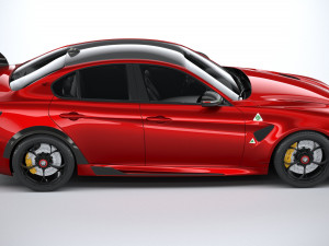 Alfa Romeo Giulia GTAm 2021 3D 模型