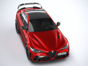 Alfa Romeo Giulia GTAm 2021 3D 模型