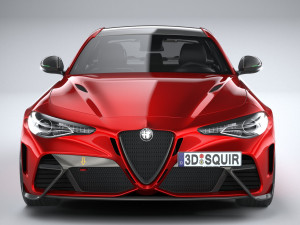 Alfa Romeo Giulia GTAm 2021 3D 模型