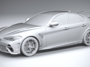 Alfa Romeo Giulia GTAm 2021 3D 模型