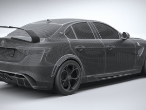 Alfa Romeo Giulia GTAm 2021 3D 模型