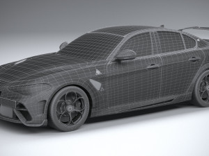 Alfa Romeo Giulia GTAm 2021 3D 模型