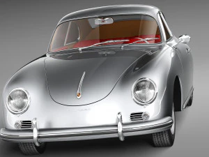 Porsche 356A Coupe 1955 3D Model