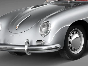 Porsche 356A Coupe 1955 3D Model