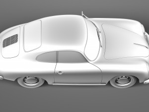 Porsche 356A Coupe 1955 Modelo 3D