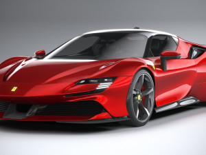 Ferrari SF90 Stradale 2021 Modelo 3D