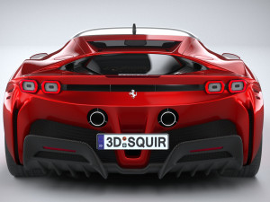 Ferrari SF90 Stradale 2021 Modelo 3D