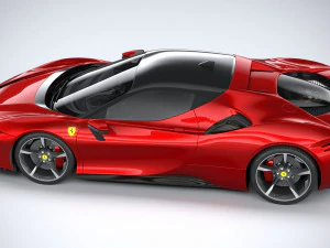 Ferrari SF90 Stradale 2021 3D Model