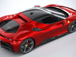 Ferrari SF90 Stradale 2021 Modelo 3D