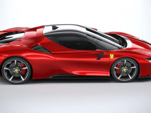 Ferrari SF90 Stradale 2021 3D Model