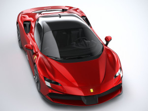 Ferrari SF90 Stradale 2021 Modelo 3D
