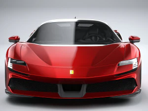 Ferrari SF90 Stradale 2021 3D Model
