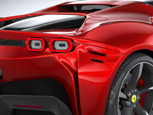 Ferrari SF90 Stradale 2021 Modelo 3D