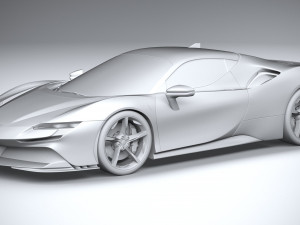 Ferrari SF90 Stradale 2021 Modelo 3D