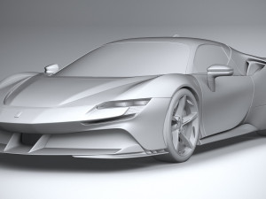 Ferrari SF90 Stradale 2021 Modelo 3D