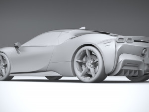 Ferrari SF90 Stradale 2021 Modelo 3D