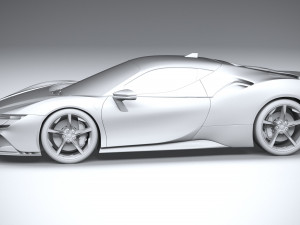 Ferrari SF90 Stradale 2021 Modelo 3D