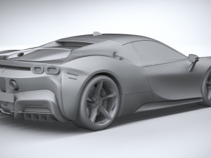 Ferrari SF90 Stradale 2021 Modelo 3D