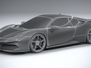 Ferrari SF90 Stradale 2021 Modelo 3D