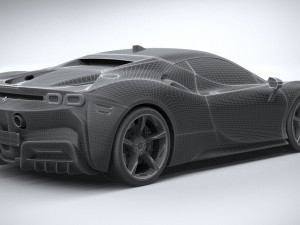 Ferrari SF90 Stradale 2021 Modelo 3D