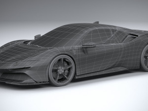 Ferrari SF90 Stradale 2021 Modelo 3D